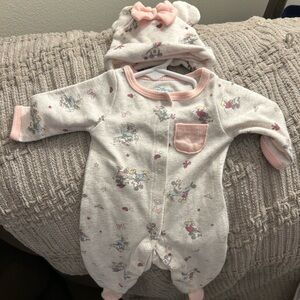 Disney Baby Footie and Hat